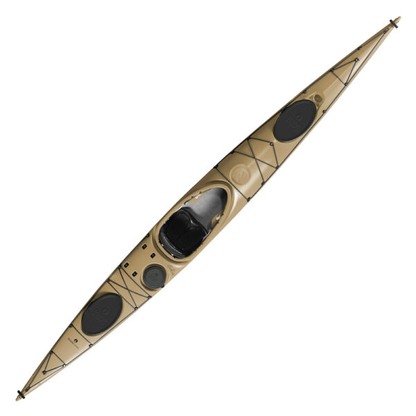 designkayaks produktbillede top view endless plast pe sandy reef havkajak